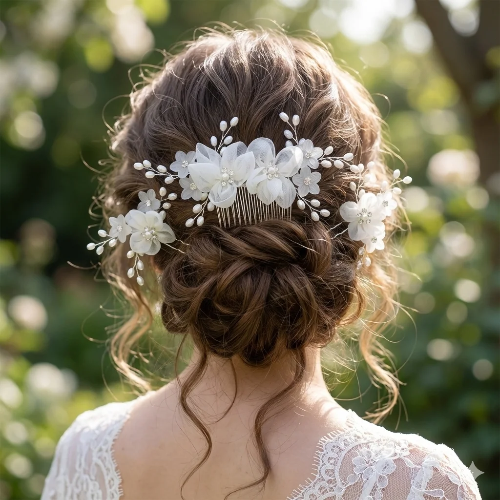 Accessoires Fleuri pour Cheveux