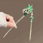epingle a cheveux chinoise motif panda