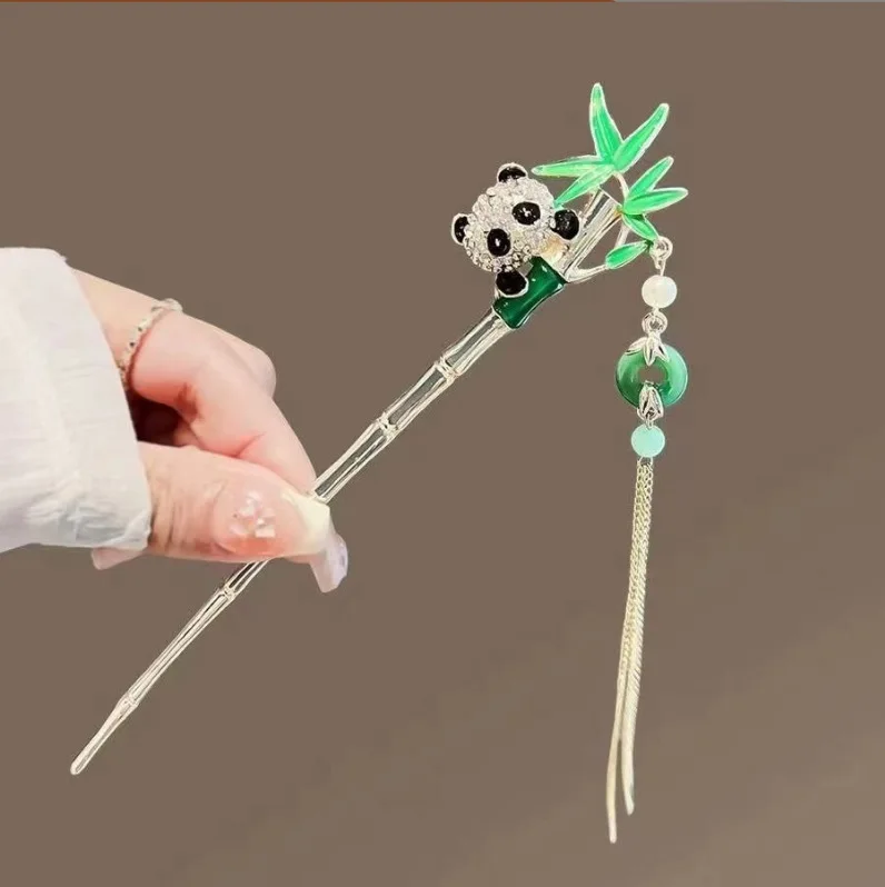 epingle a cheveux chinoise motif panda