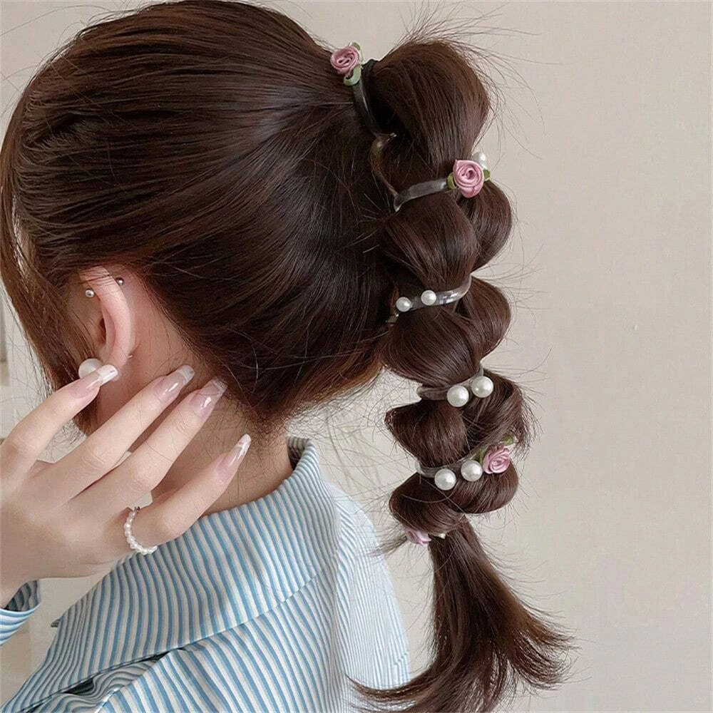 barrette spirale élégante