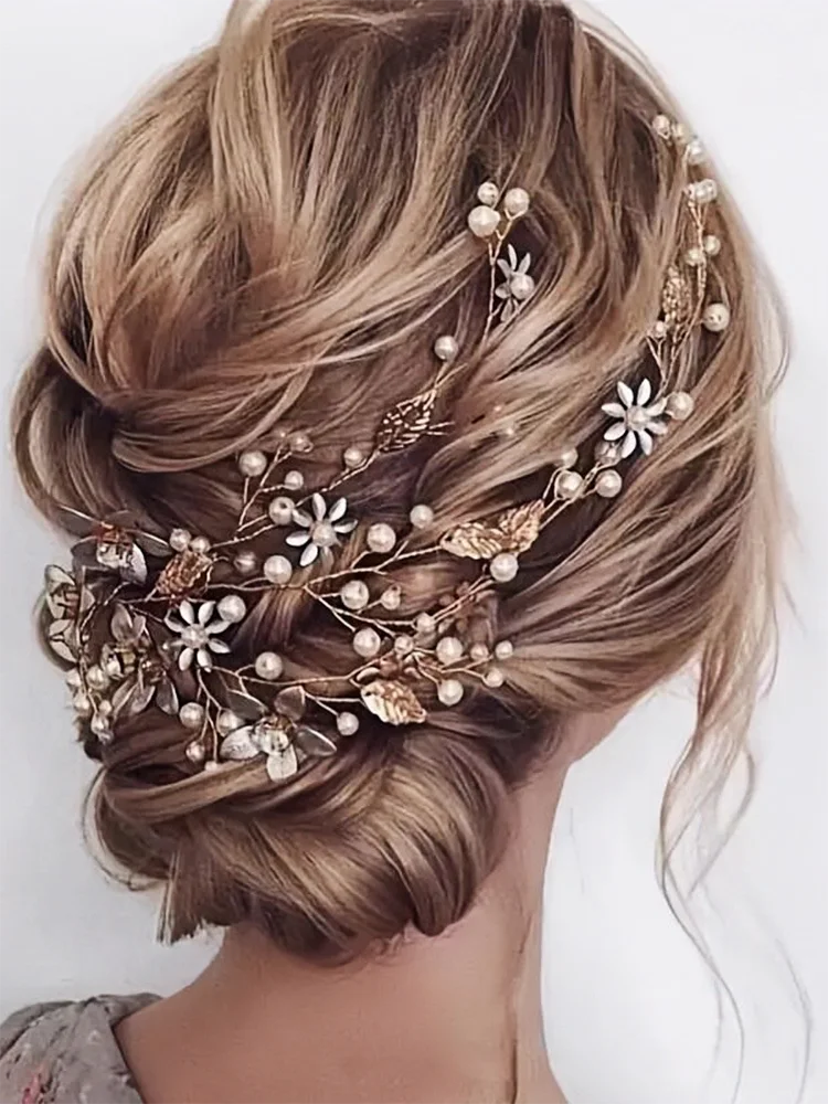 Accessoire coiffure perles