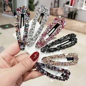 Epingle cheveux luxe avec diamants