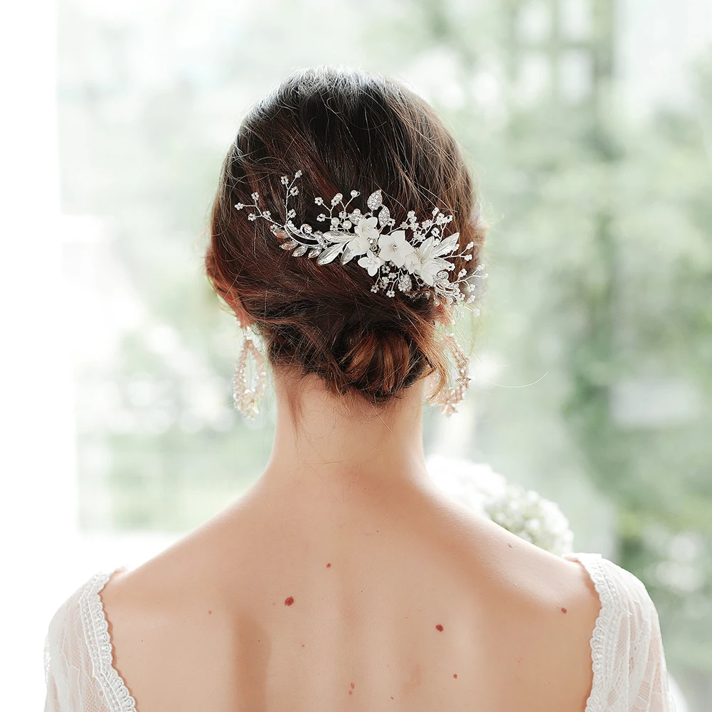 Accessoire cheveux mariage élégant