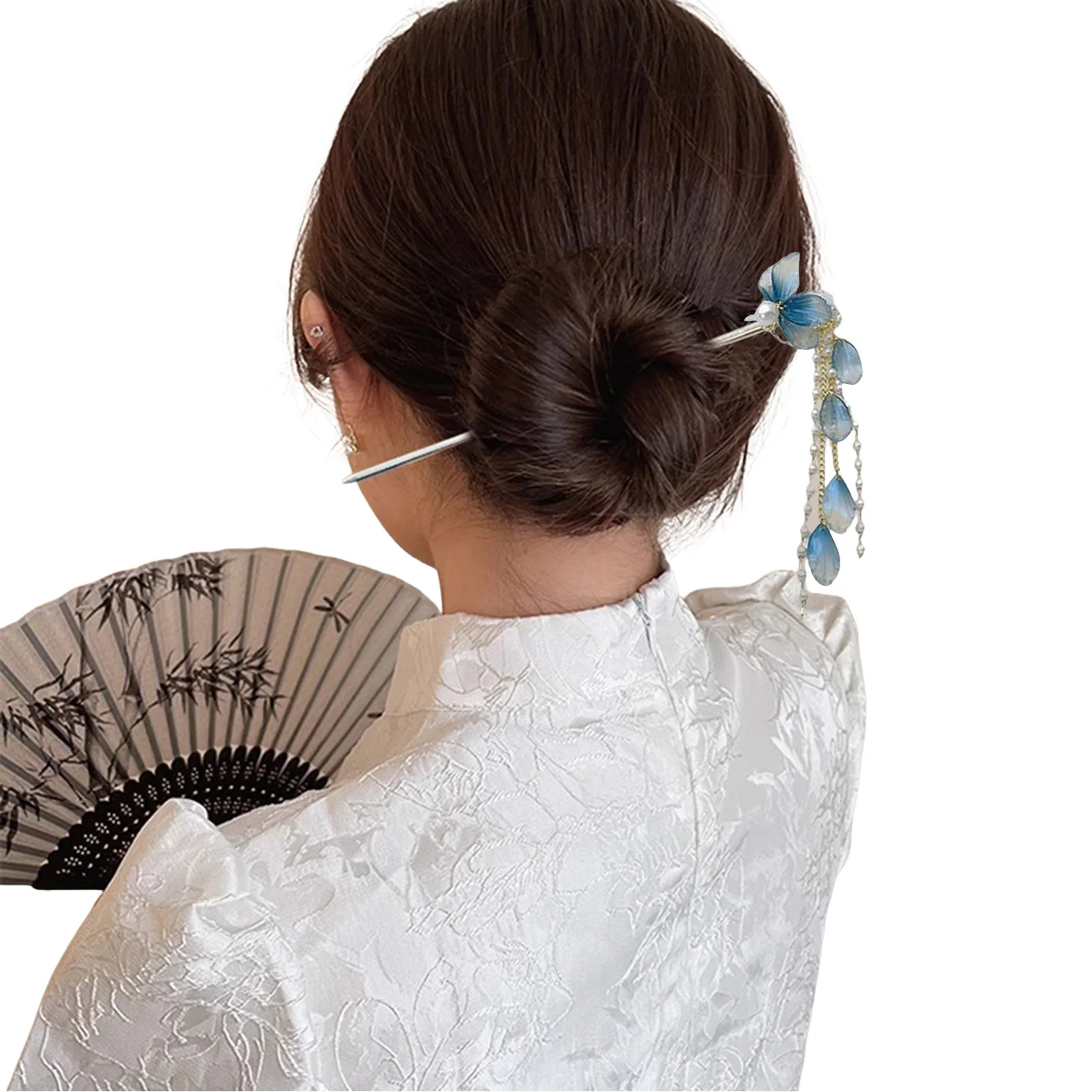 Épingle chinoise rétro fleurs