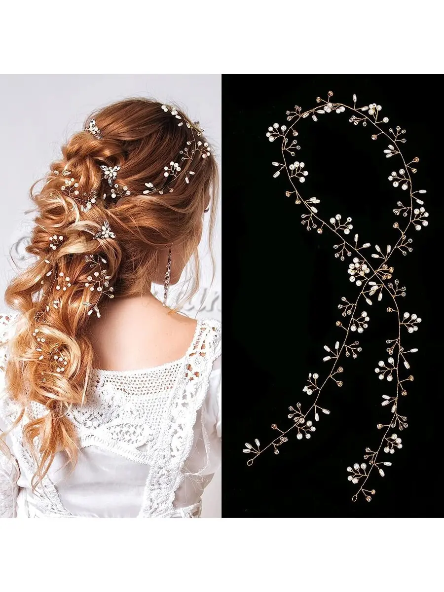 bijou coiffure mariage perles