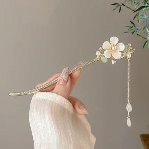 Epingle Chinoise en fleurs