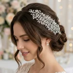 Epingle Cheveux Mariage avec cristaux