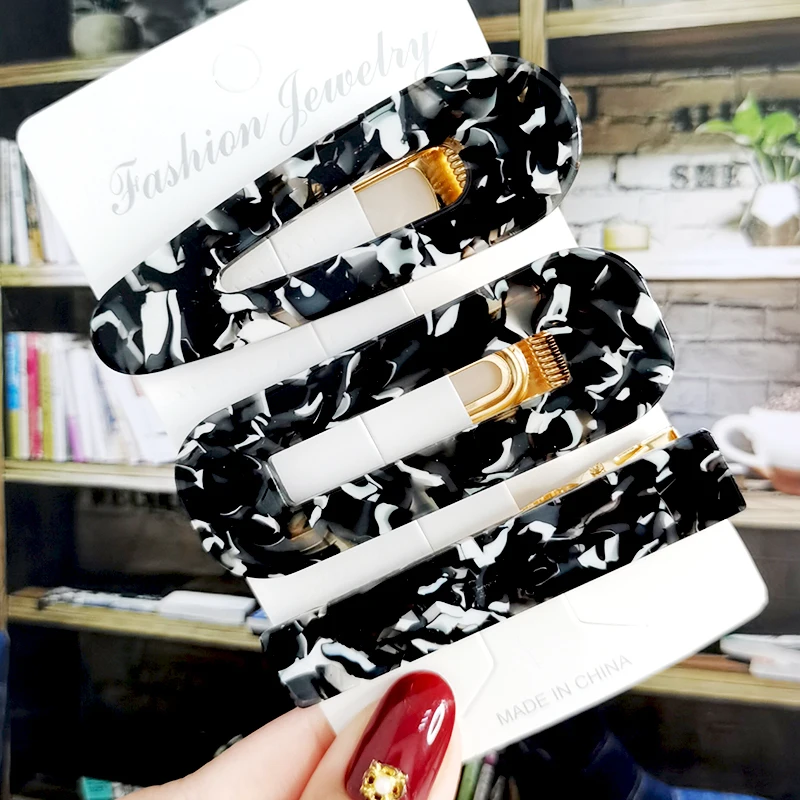 Barrette cheveux géométrique