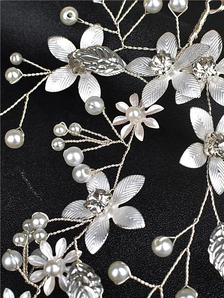 Bijou de tête mariage perles