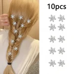 Epingle Neige Cheveux flocons