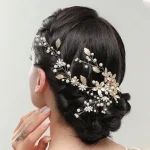 Epingle Cheveux mariage fleurs