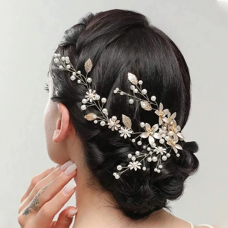 Epingle Cheveux mariage fleurs