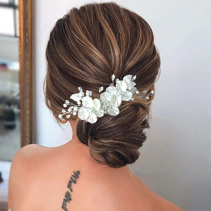 Epingle-Cheveux perles et coquillages