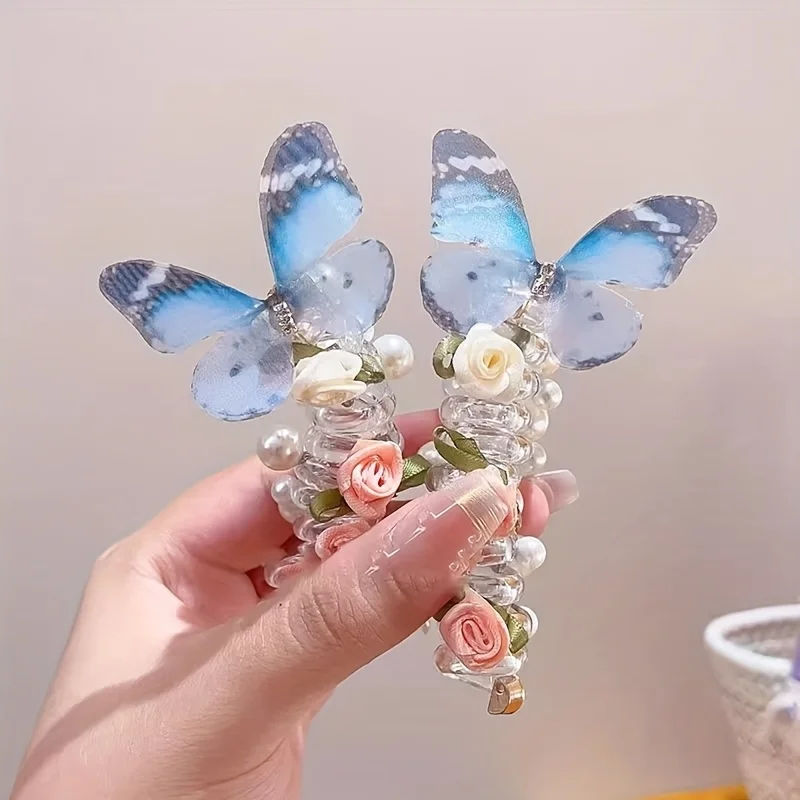 Accessoire chic papillons cheveux