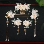 Epingle Cheveux avec motifs floraux