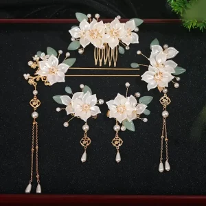 Epingle Cheveux avec motifs floraux