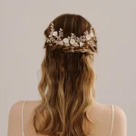 Epingle Cheveux floral blanc