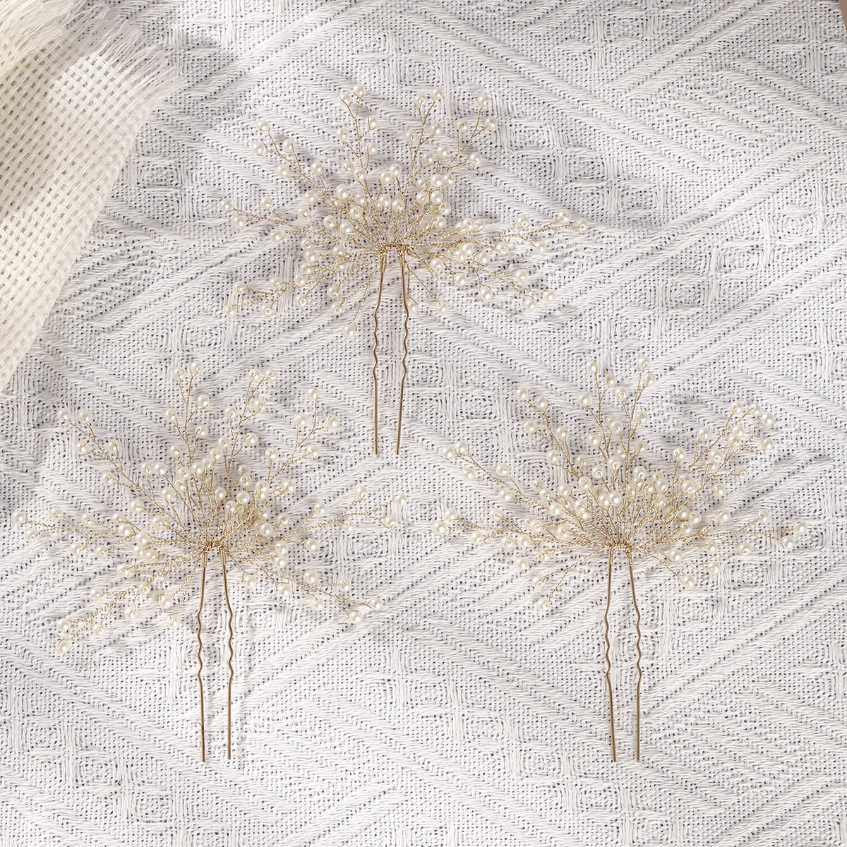 Perles élégantes épingle cheveux