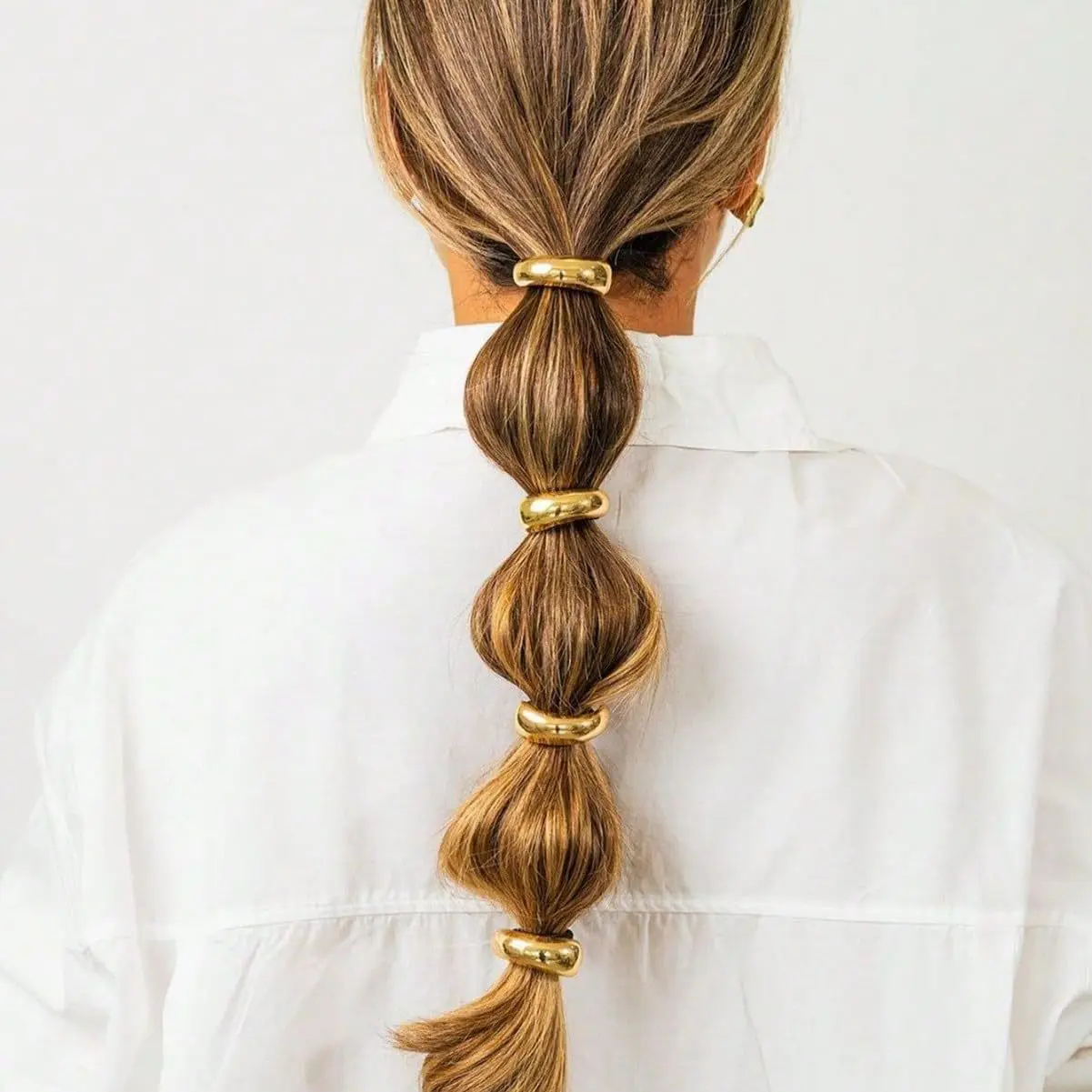accessoire capillaire doré