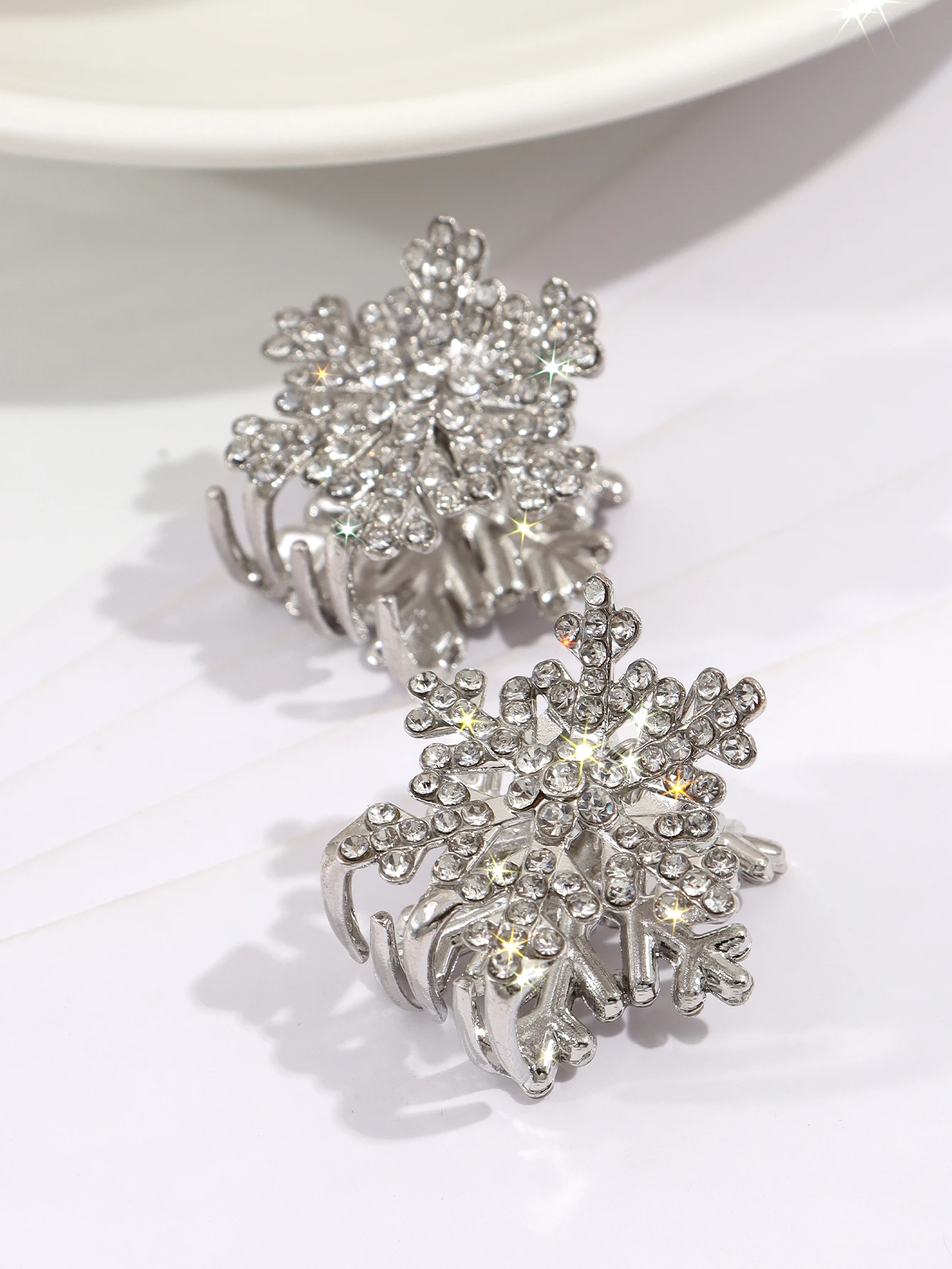 strass neige pour cheveux