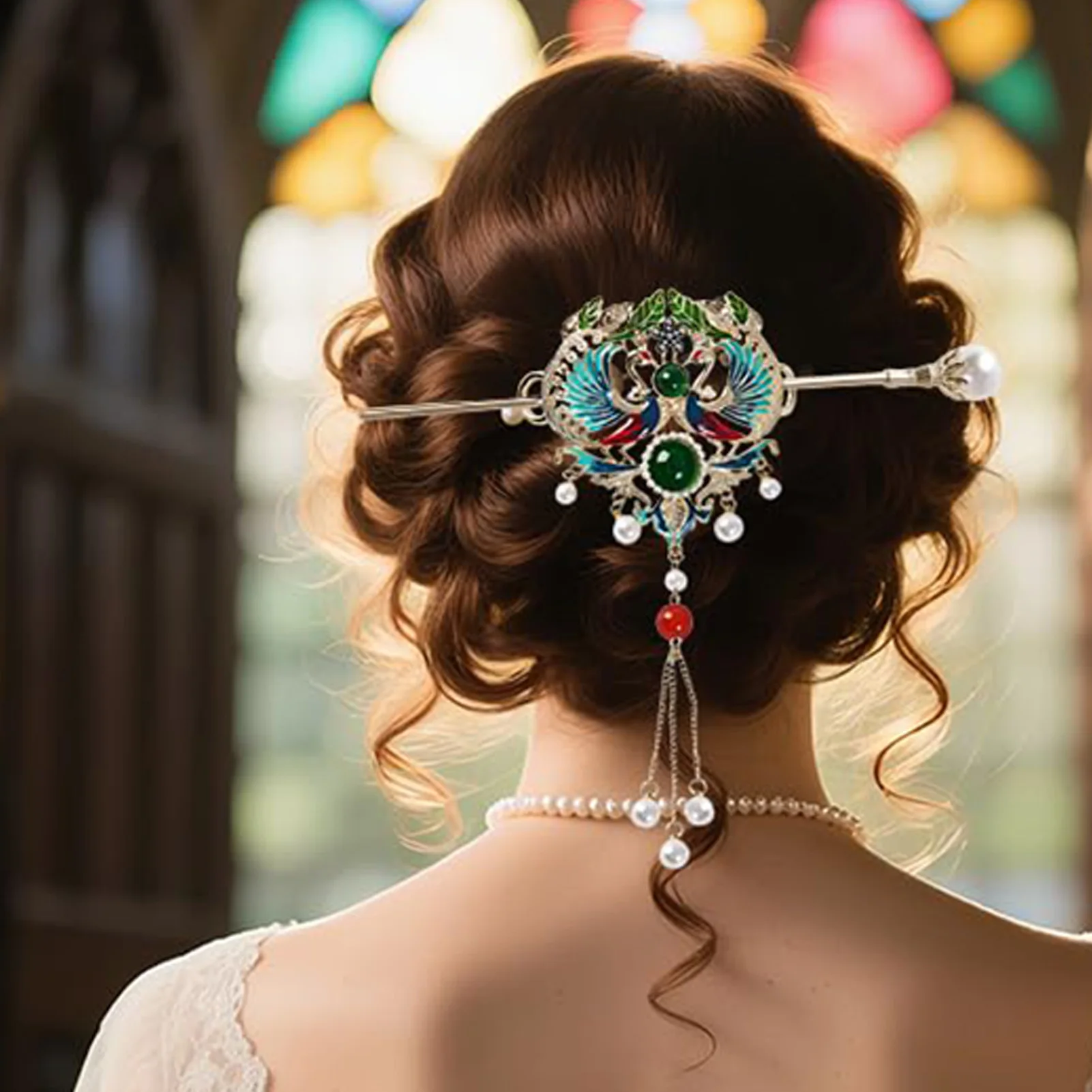 épingle à cheveux chinoise phénix