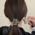 Epingle-Cheveux spirale argenté